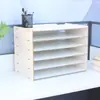 Portadocumentos de Escritorio Estante para Archivos Organizador Multicapa A3 8k Caja de Almacenamiento para Oficina Caja para Documentos Estantería para Estudiantes A4