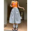 Pantalones Anchos con Estampado de Letras de Comercio Transfronterizo para Mujer Verano Xt Casual Pantalones Cortos Yu Estilo Americano Pantalones Cortos Sueltos Estampados Inflamable