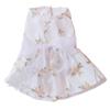 Vestido de Flores Tridimensionales Estilo Mori Fairy Gato Azul Perro Muñeco Falda Ropa para Mascotas Gato
