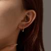 Pendientes de plata de ley S925 con diseño irregular, joyería de moda de alta calidad con diseño de oreja, nuevas explosiones, fabricantes femeninos al por mayor