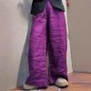 Pantalones anchos de lino de estilo artístico, informales, sencillos y retro, para mujer, primavera 2025