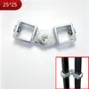 Conector de Fijación Rápido Galvanizado de Hierro Cuadrado 40*40mm para Tubo Cuadrado 25*25 Abrazadera de Fijación para Tubo de Acero Cuadrado Sin Soldadura Requerida