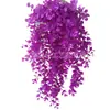Venta Caliente Transfronteriza Planta Verde Artificial Hojas de Eucalipto Extra Grandes Colgante de Pared de Eucalipto Plástico Artificial Decoración Colgante de Interior
