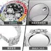 Amazon Explosiones Color Diamante Reloj Full Diamante Pedrería Unisex Calendario Tres Ojos Reloj Multifuncional Esfera de Taladro PP