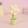 Luz de Noche de Flor Mini Lámpara de Mesa Creativa Protectora para Ojos Luz Cálida Lámpara de Estudio para Dormitorio Estudiantil Lámpara de Lectura Regalo para el Festival Qixi
