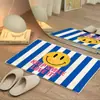 Alfombra de Imitación Cachemir con Dibujo de Girasol Transfronteriza para el Hogar, Baño, Puerta, Resistente a Manchas y Fácil de Cuidar, Felpudo, Alfombrilla para el Suelo del Baño