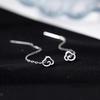 Pendientes de Borla de Nube de Plata Esterlina s925 Nicho Moda ins Estilo Coreano Estilo Chino Elegantes Pendientes de Bolsa de Oreja