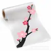 Película de Vidro para Impressão UV Transfronteiriça Ramos de Cerejeira Adesivos Decorativos para Portas e Janelas Venda por Atacado