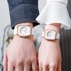Ventas Directas de Fábrica Relojes para Estudiantes Relojes de Mujer Venta al por Mayor Casual Cuadrado Temperamento Cuarzo Correa de Silicona Relojes de Mujer Transfronterizos