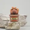 Chaveiro Capivara Desenho Animado Criativo Boneca Capivara Pingente Argola Chaveiro Pingente Mochila Escolar Presente Venda por Atacado