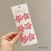 Pinzas para el pelo de niños que no dañan el pelo, lindas pinzas BB de estrella de cinco puntas para niñas, pasadores para flequillos y patillas, accesorios para el pelo de bebé