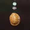 Llavero Accesorio Concha de Tortuga Rica y Poderosa Colgante Concha de Tortuga Adorno Cultural Decoración Colgante Regalo