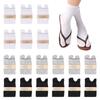 Calcetines de dos dedos para interior para hombre y mujer fabricantes calcetines al por mayor zueco japonés valgo moda dedo gordo calcetines ortopédicos para dedos negro talla única