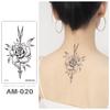 Tengo Gama Completa de Calcomanías de Tatuaje de Flores Sencillas Calcomanías de Tatuaje Impermeables Realistas Fábrica Social de Rosas Venta al por Mayor Calcomanías de Tatuaje Oscuro