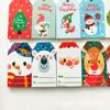 Cartões de Bênção com Estampa de Desenho Animado de Natal, Etiquetas, Decorações para Embalagem de Presente, Amazon Aliexpress Transfronteiriço