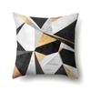 Funda de Almohada de Poliéster Decoración de Coche Hogar Funda de Almohada Estampada Cubierta de Cojín Lumbar Cojín para Coche Funda de Cojín de Cabecera QTA21