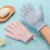 Manopla Exfoliante de Cinco Dedos para Fregar Barro Exfoliante de Baño Toalla Exfoliante de Lija Herramienta Universal para Exfoliar la Espalda Herramienta para Fregar en la Ducha