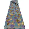 Tela de malla bordada con lentejuelas y cuentas florales multicolor, tela para vestido de alta resistencia, material para accesorios bordado a mano