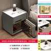 Mesita de Noche Inteligente Caja Fuerte Integrada, Sencilla y Lujosa, Multifuncional para Dormitorio de Alta Gama Uso en el Hogar, Nuevo Modelo 2026