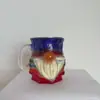 Caneca de Livro Pintada Nova Mais Vendida Transfronteiriça, Caneca Criativa de Luxo Pintada em Formato de Livro, Copo de Café para Bebidas Frias