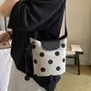 Bolsa de Axila Elegante de Nicho de Alta Qualidade para Mulheres 2026 Novo Estilo Bolinhas Bolsa Saco Elegante Bolsa de Ombro Único Transversal da Moda