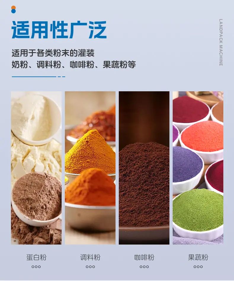 蛋白粉灌装线（理瓶机+单头粉剂称重灌装机+提升上盖机+伺服旋