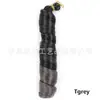 Peluca para Mujer Comercio Exterior Cabello de Ganchillo Estilo Barril Francés Trenza Africana Rizos Franceses Cabello a Granel 24 pulgadas