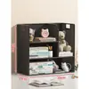 Prateleira de armazenamento para mesa de escritório estante de mesa prateleira de mesa pequena multicamadas porta-copos simples prateleira de armazenamento de livros para dormitório