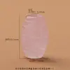 Accesorios para pulsera de zorro de nueve colas y pentagrama tallados en cristal natural crudo, cuerda trenzada hecha a mano para bricolaje, colgante para collar de mujer