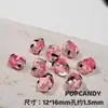 Cuentas Pintadas a Mano DIY Cuentas con Forma de Azufaifa Accesorios para Joyería Hechos a Mano Agujero Recto Colorido Dibujos Animados Lindos Pulsera de Verano Collar de Cuentas