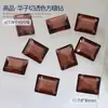 Novos Acessórios para Unhas de Diamante Quadrado Transparente Corte Gaopin Huazi Cristal Cintilante Retangular Ângulo Reto Fundo Pontiagudo Acessórios de Diamante para Unhas