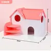 Casa Villa Ecológica para Hámsteres, Escondite para Hámster Dorado, Juguete Decorativo para Hámsteres para Entretener