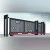 Venda Direta de Fábrica de Portas Deslizantes Elétricas de Liga de Alumínio e Aço Inoxidável, Portas Lineares Suspensas, Portas Elétricas Sem Trilho para Canteiros de Obras, Fábricas e Escolas