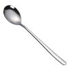 Colher Coreana de Aço Inoxidável Cabo Longo Colher para Misturar Sopa Colher para Panela de Pedra Colher para Bibimbap Colher para Melancia Talheres Pode Imprimir Logotipo