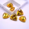 Anillo Dorado con Zirconia Cúbica Cz en Forma de Triángulo Grueso, Cara de Piedra Suelta, Venta al por Mayor de Piedras Preciosas en Forma de Triángulo Grueso, Aretes y Anillos de Joyería con Piedras
