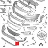 Adecuado para Peugeot 3008 (Modelos 16-21) Barra Inferior del Parachoques Delantero Rejilla de Ventilación Inferior Contorno Inferior Yl00106780