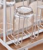 Suporte para Taças de Vinho Ins Escandinavo Suporte para Copos de Mesa de Cozinha Suporte de Copo com Dreno de Ferro Prateleira de Armazenamento e Organização