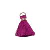 Hilo de Algodón de 2 cm con Anillo Hilo Dorado Borla Mini Joyería DIY Tejida a Mano Borla Pequeña Accesorios para Ropa Accesorios de Joyería