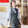 Traje chaleco moda femenina temperamento hotel Banco Telecom Unicom móvil sala de negocios ropa de trabajo chaleco profesional