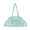 Bolsa de Mão Estilo Ballet com Laço Transfronteiriça para Mulheres, Bolsa de Ombro Fashion de Nicho Ins, Bolsa Pequena Fresca e Doce de Axila