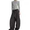 Pantalones de diseño a rayas estilo retro americano 'old money' para hombre y mujer, corte limpio de pierna recta, estilizan y son casuales