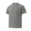 Nueva Camiseta de Verano 2026 para Hombre, Cuello Redondo, Hombro Normal, Corte Tridimensional, Camiseta de Manga Corta con Puño, Camiseta Base para Hombre