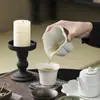 Taza de Té Blanco Luna Taza de Té Kung Fu Taza Pequeña Taza de Maestro Taza Personal Taza de Cata Taza de Lucha Taza Fragante Taza de Porcelana Blanca Dehua