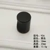 Manija Moderna Minimalista de Aleación de Aluminio para Espacio Negra Sólida Alargada Manija de Puerta de Gabinete Cajón Armario Manija de Puerta de Gabinete