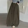 Pantalones Casuales de Otoño e Invierno para Niñas 2026 Nuevo Dulce Estilo Coreano de Algodón de Pierna Ancha para Niñas Mayores Transfronterizo