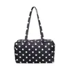 Nova bolsa de mão com bolinhas estilo coreano para exportação, grande capacidade, bolsa de ombro feminina, de alta qualidade, moderna, versátil e adequada para o trajeto diário