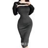 Roupa Íntima Sexy Reservatório Morto Tira de Seda Sem Gelo Vestido Longo Tentação Pura no Quadril Suéter Vazado Perspectiva Conjunto para Mulheres