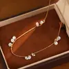 Colar de Franja com Diamante Cintilante em Prata Esterlina 925 para Mulheres, Exquisito, Simples e Descolado, Versátil para Celebridades da Internet, Corrente de Clavícula Cintilante e Extremamente Fina Novo