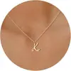 Comercio Exterior Más Vendido Diseño Creativo Collar de Palabras Artístico Lujo Ligero Gama Alta Diseño de Nicho Joyería para Mujer