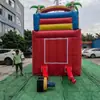 Resbaladilla Inflable de Selva Tropical, Resbaladilla Acuática Exterior con Piscina para Niños, Instalación Inflable con Forma de Dibujos Animados